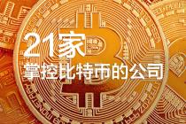 21家掌控比特币的公司