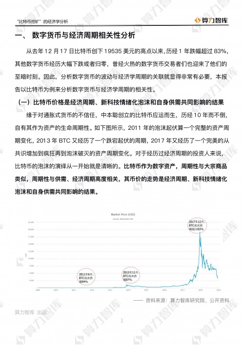 三大维度解析“比特币挖矿”的经济学原理        