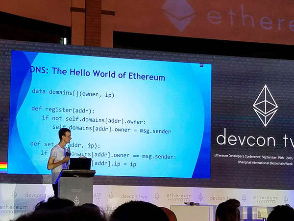 DEVCON2：Vitalik Burtin-25分钟介绍以太坊